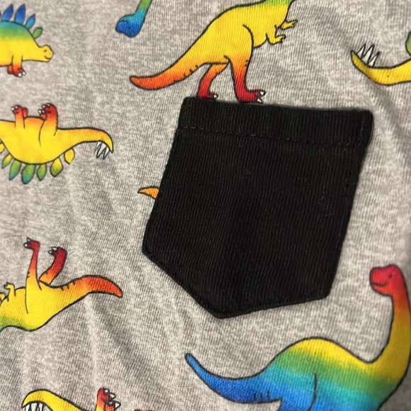 Like new long sleeve onesie 18mo rainbow dinosaurs - Picture 3 of 3